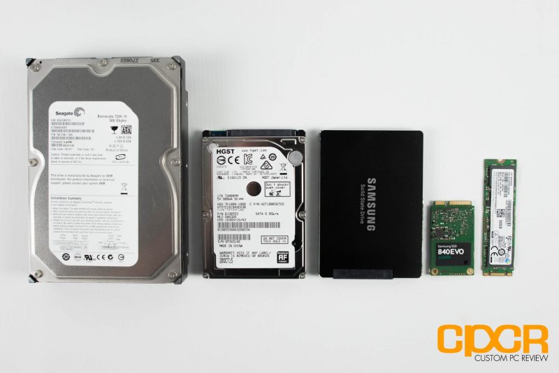 HDD vs SSD Form Factor Comparison