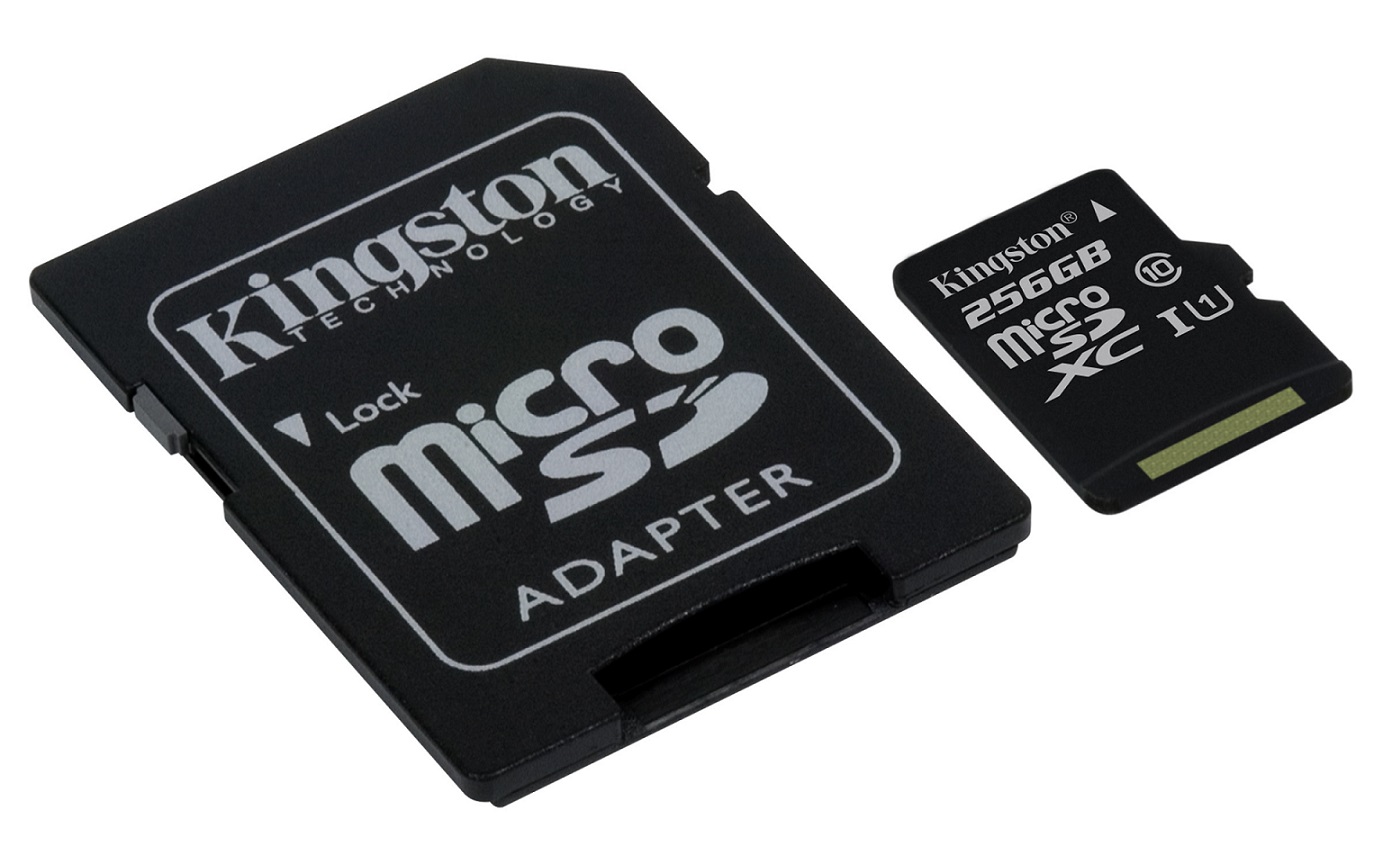 Kingston Launches 256GB Class 10 UHS-I microSDXC Memory Card