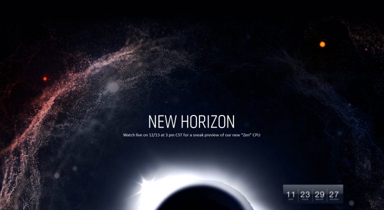 AMD Holding New Horizon “Zen” CPU Event on December 13
