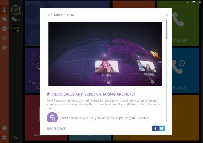 Twitch’s Comms App Curse Now Offers Video Calling, Screen Sharing Free
