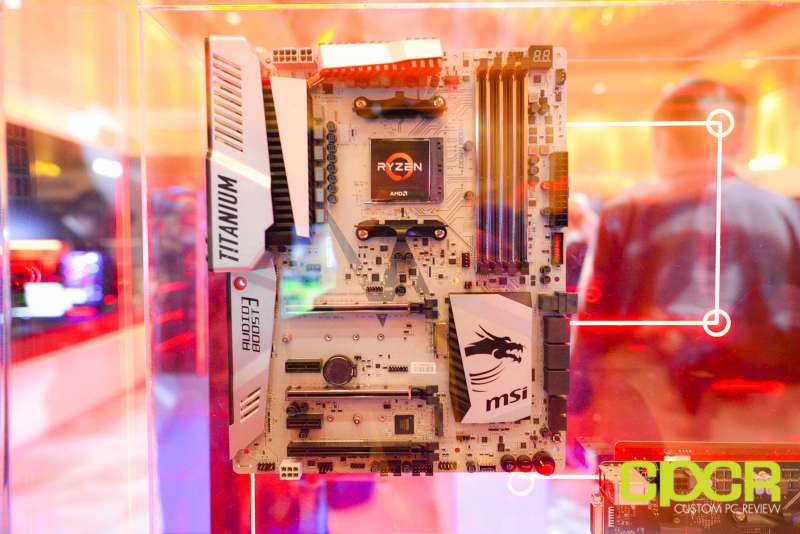 amd ryzen ces 2017 press event motherboards custom pc review 11