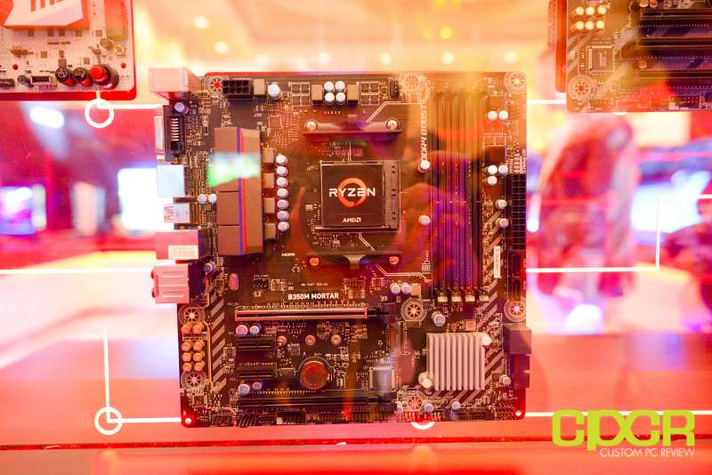 amd ryzen ces 2017 press event motherboards custom pc review 12