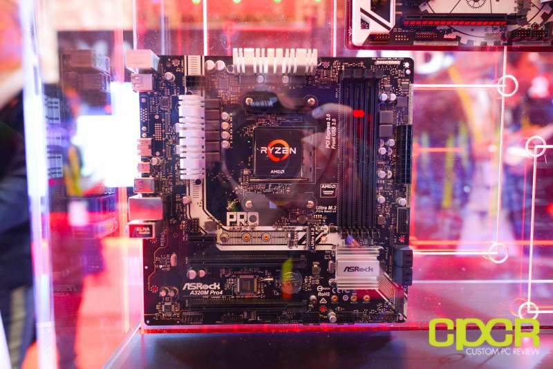 amd ryzen ces 2017 press event motherboards custom pc review 15