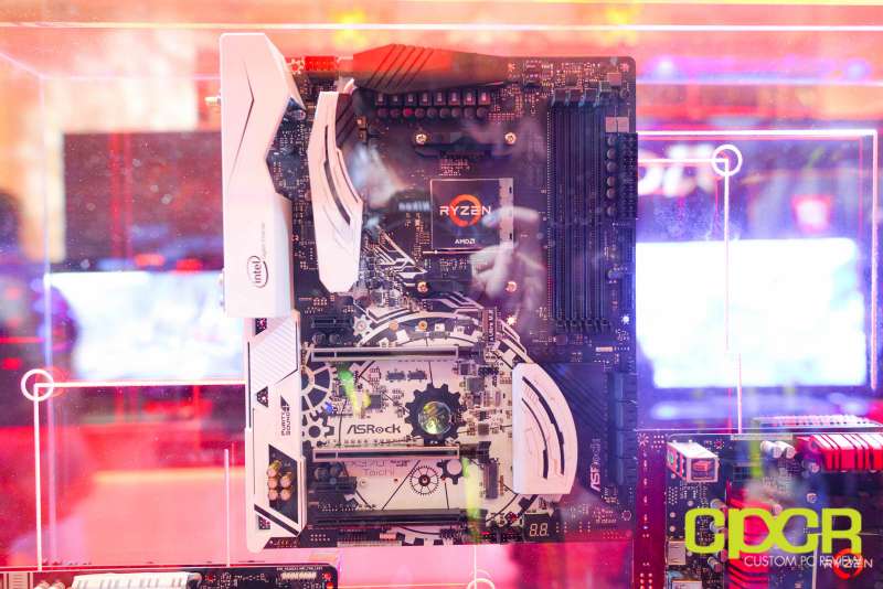 amd ryzen ces 2017 press event motherboards custom pc review 16