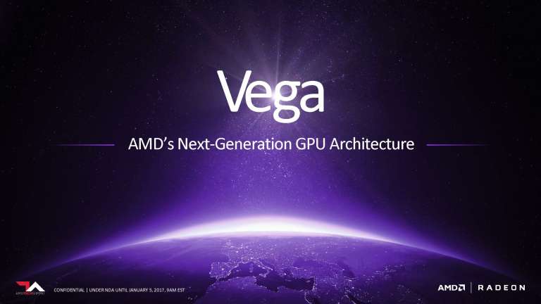 CES 2017: AMD Vega Architecture Partially Detailed, Launching 1H2017