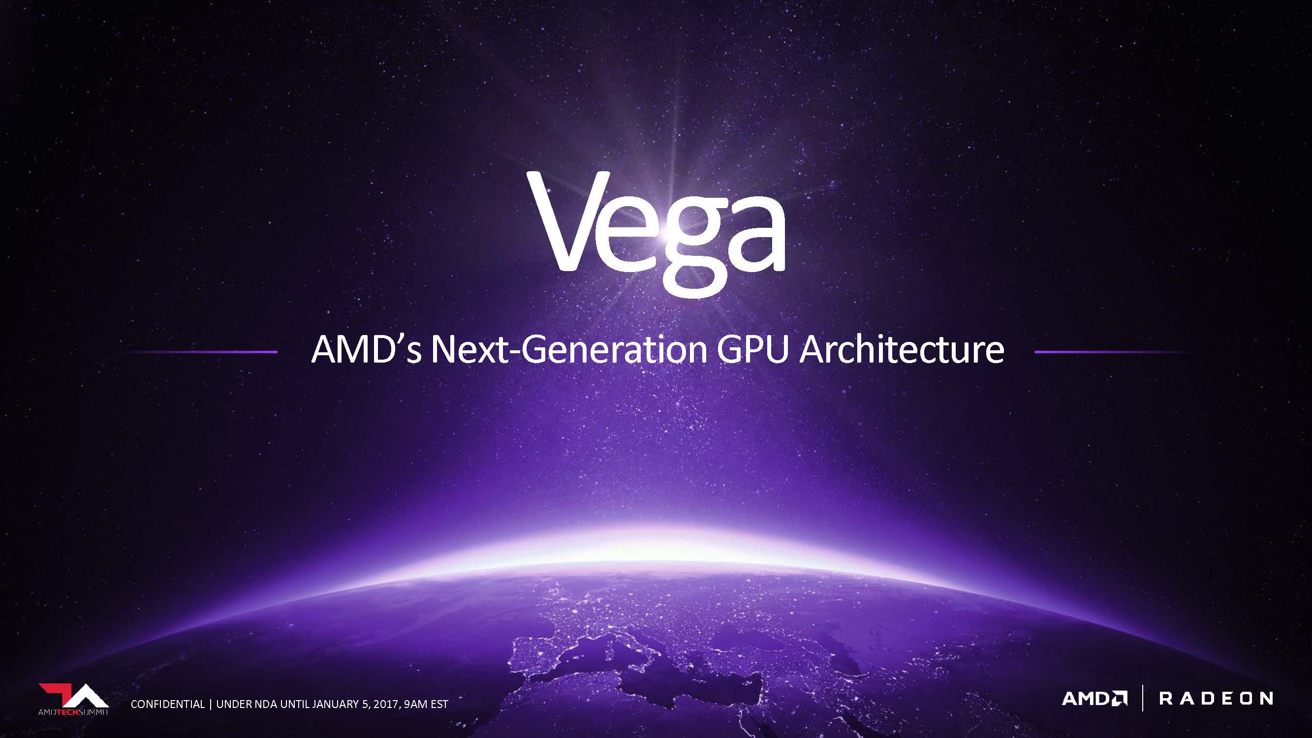 CES 2017: AMD Vega Architecture Partially Detailed, Launching 1H2017
