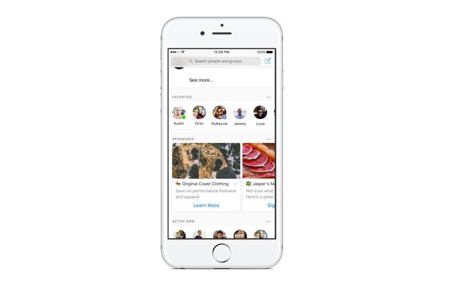 Facebook Adds Sponsored Posts to Messenger