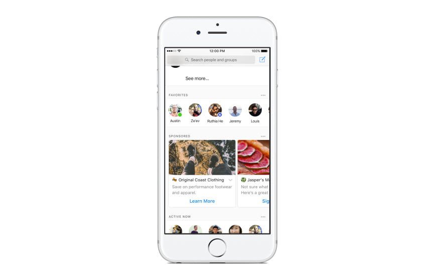 Facebook Adds Sponsored Posts to Messenger