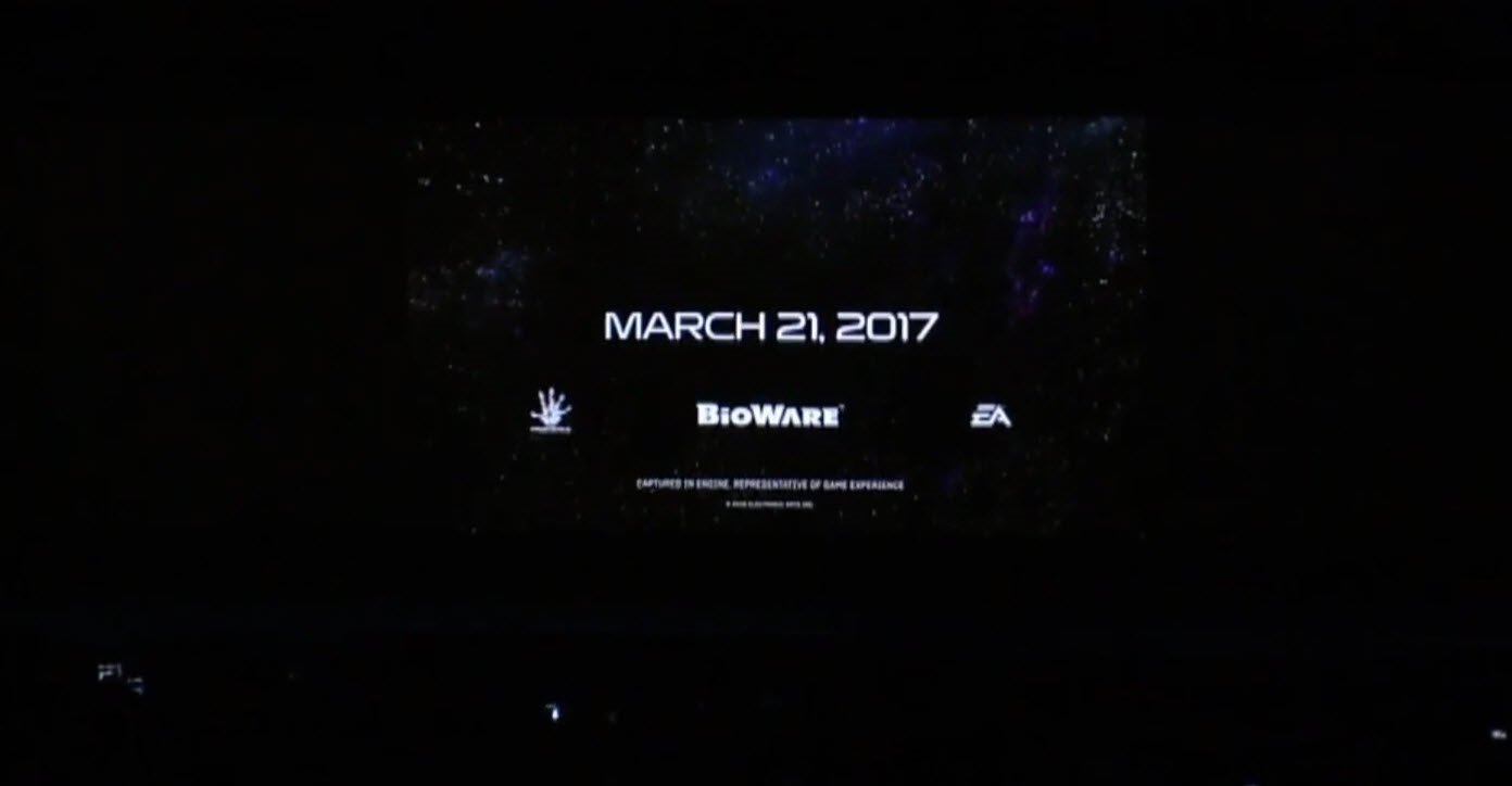 CES 2017: Mass Effect Andromeda Release Date Revealed