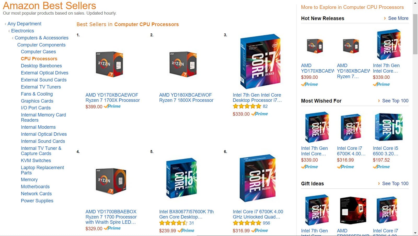 AMD Ryzen 7 Surges to Amazon Best Seller as Pre-Orders Start Today