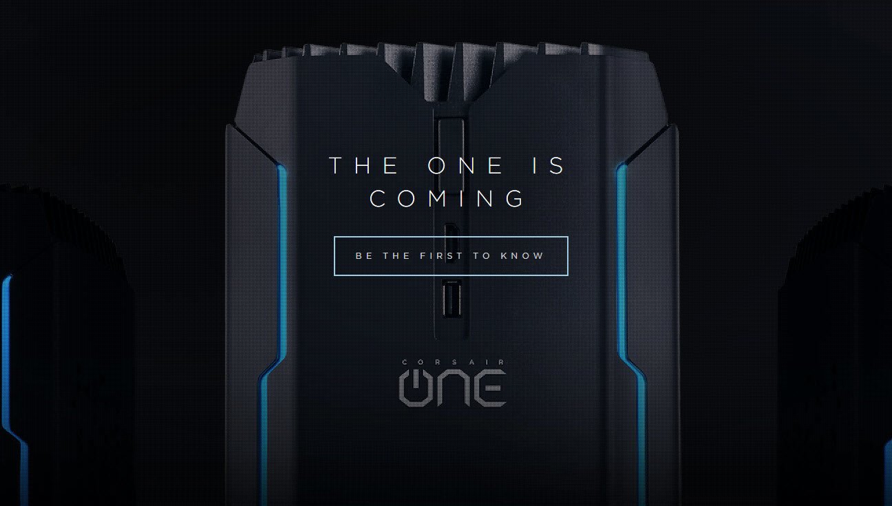 Corsair Teases the ONE PC, Preparing Entry into Boutique System Building