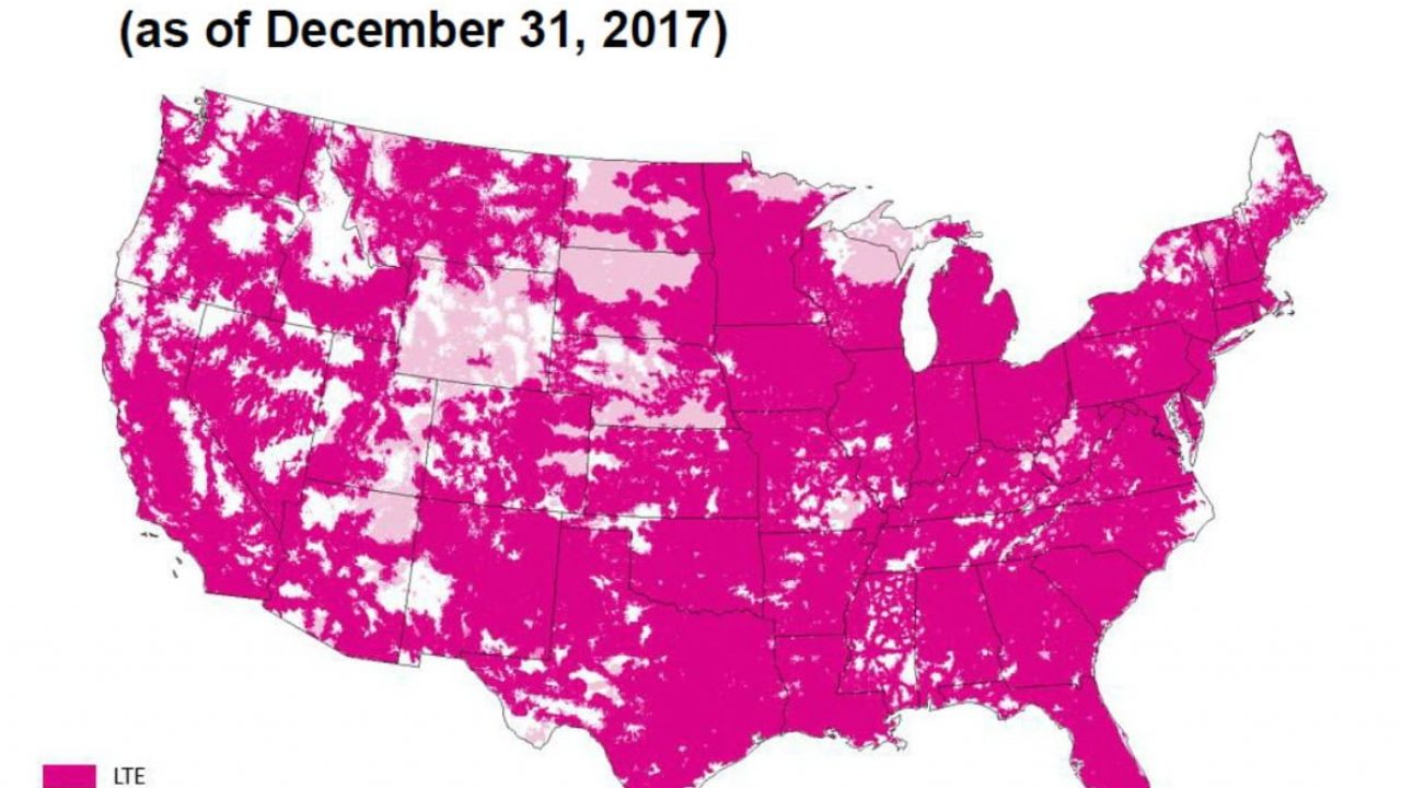 T Mobile Cell Phone Coverage Map T-Mobile's New Projected Coverage Map Is Beautiful - Custom Pc Review