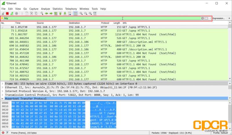 tutorial wireshark packet sniffer custom pc review 05