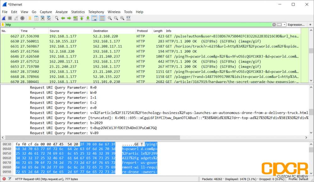 how to use wireshark sniff packets