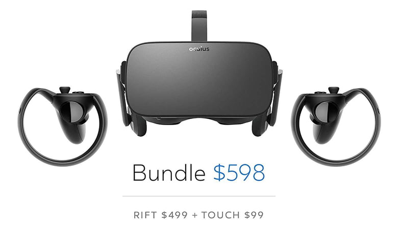 Oculus Rift + Touch Gets Massive Pricecut, Bundle Now Priced at $598