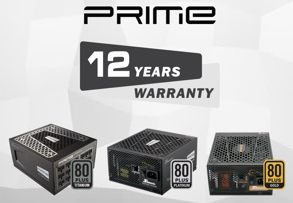 Seasonic Prime Series PSU Warranty Increased to 12 Years