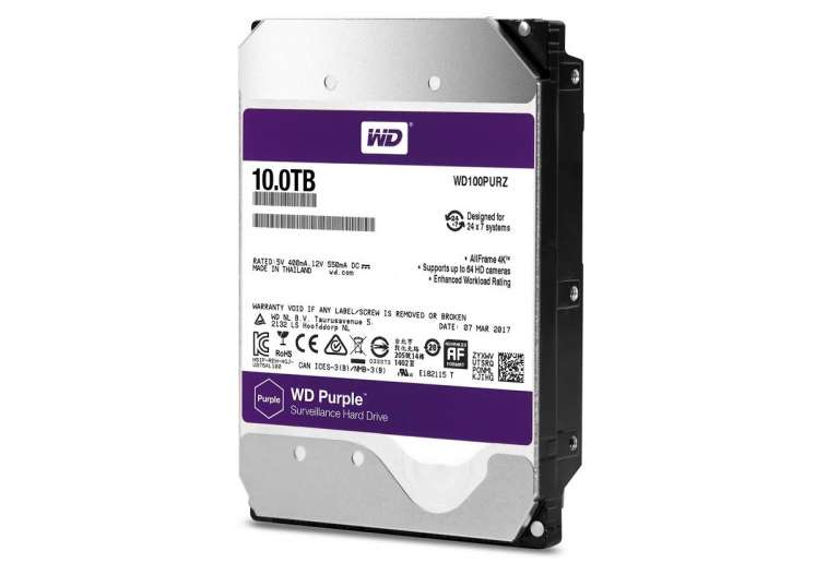 Western Digital Releases 10TB HDD for Video Surveillance Applications