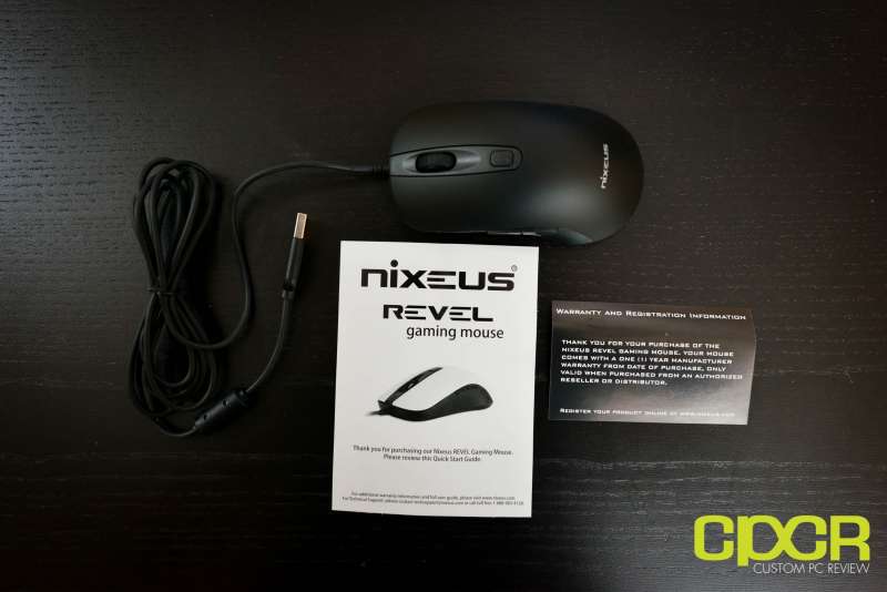 nixeus revel gaming mouse pmw 3360 2698