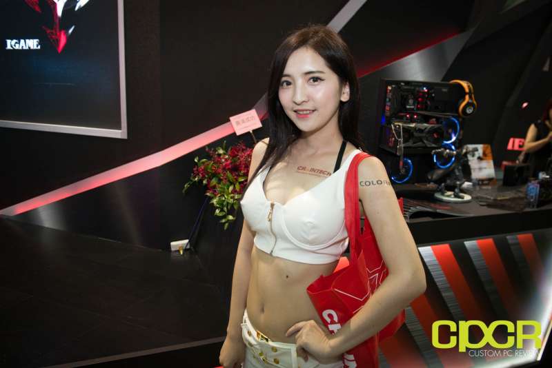 computex booth babes 2017 custom pc review 9695