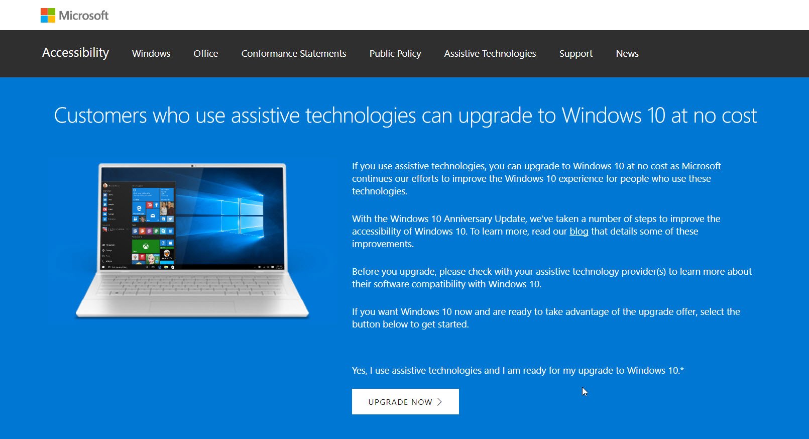 windows 10 assistive technology download