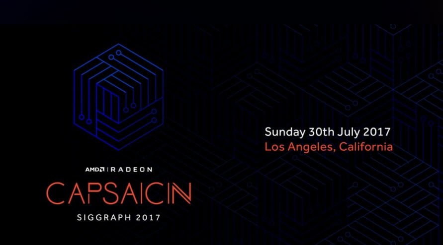 AMD to Showcase RX Vega at SIGGRAPH Capsaicin Event on July 30th