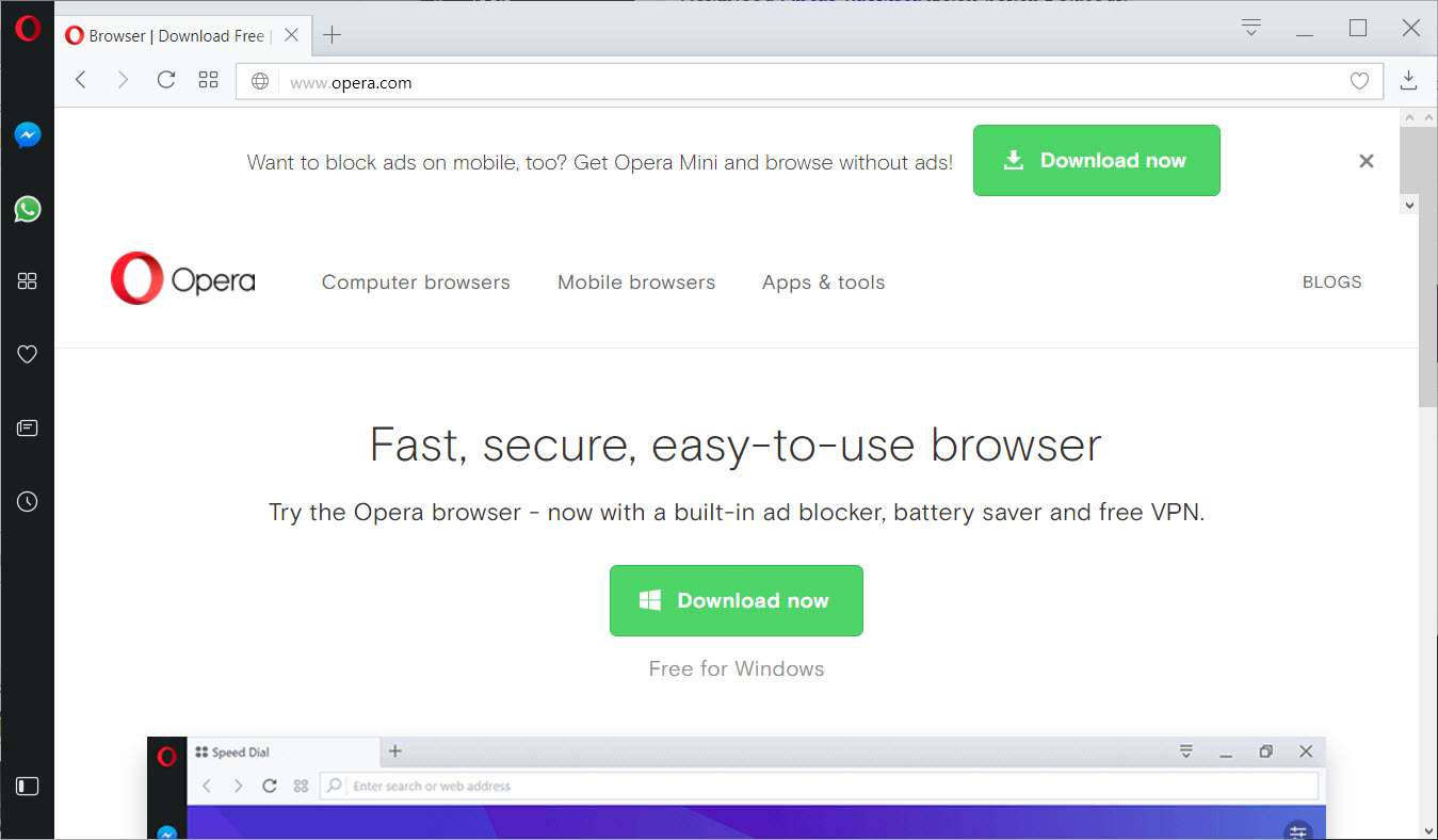 opera browser now allows addresses opera browser now allows addresses