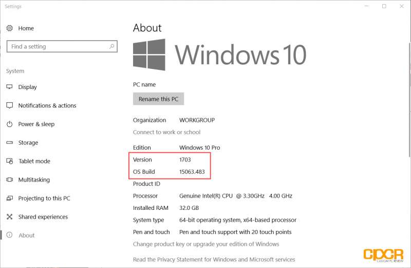 windows ten creators update custom pc review screenshot 04