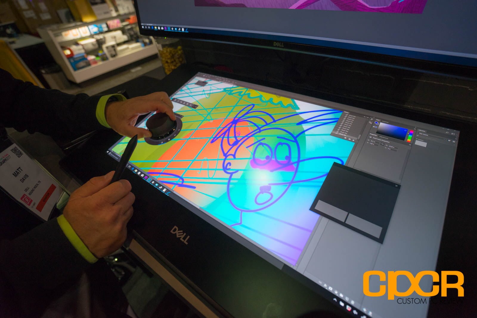 Dell Shows Off Epic Canvas 27-inch Pen Display at SIGGRAPH 2017