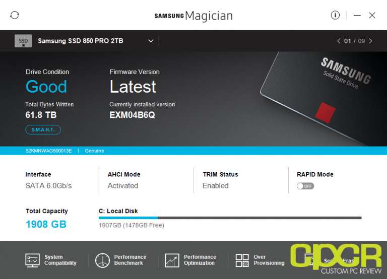 Samsung Magician 5.1 Overview