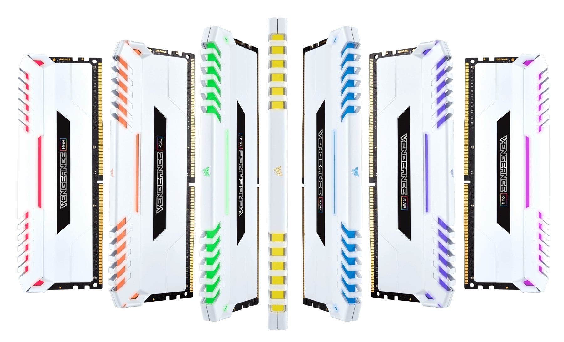 Corsair Launches Vengeance RGB White DDR4 RAM Modules