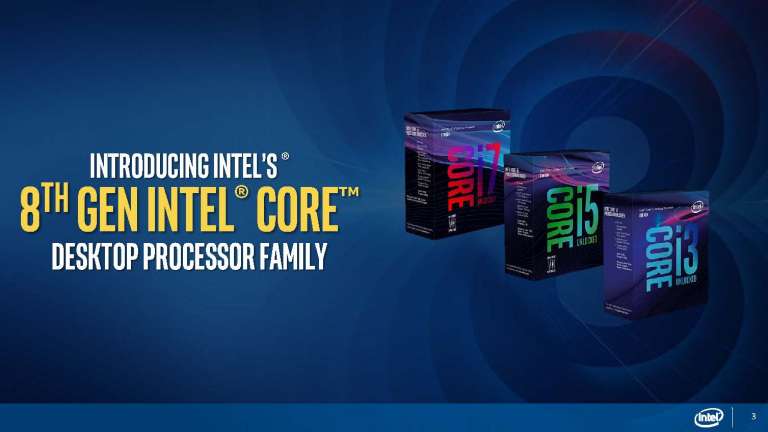 Intel Launches 8th Generation Coffee Lake CPU Lineup