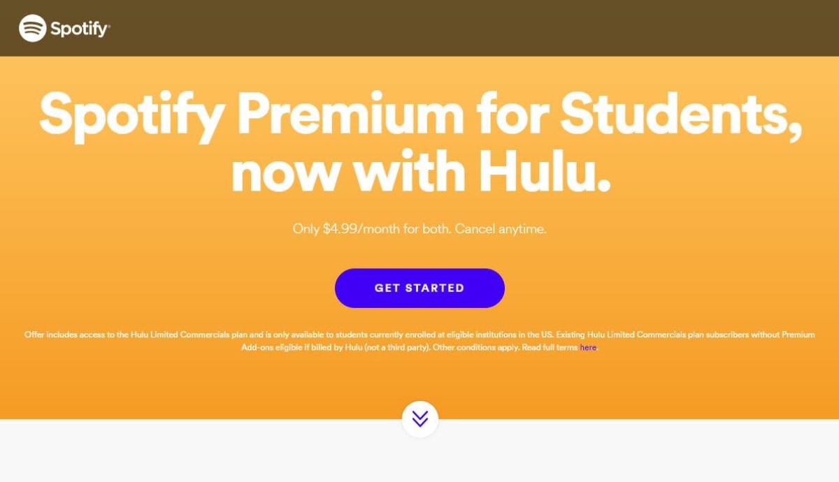 how to login to hulu with spotify student