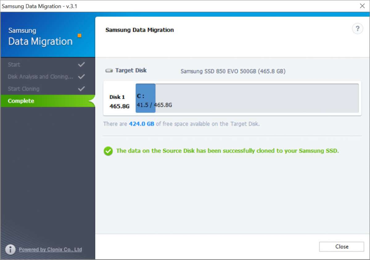 How to Migrate to an SSD Using Samsung Data Migration Software Custom